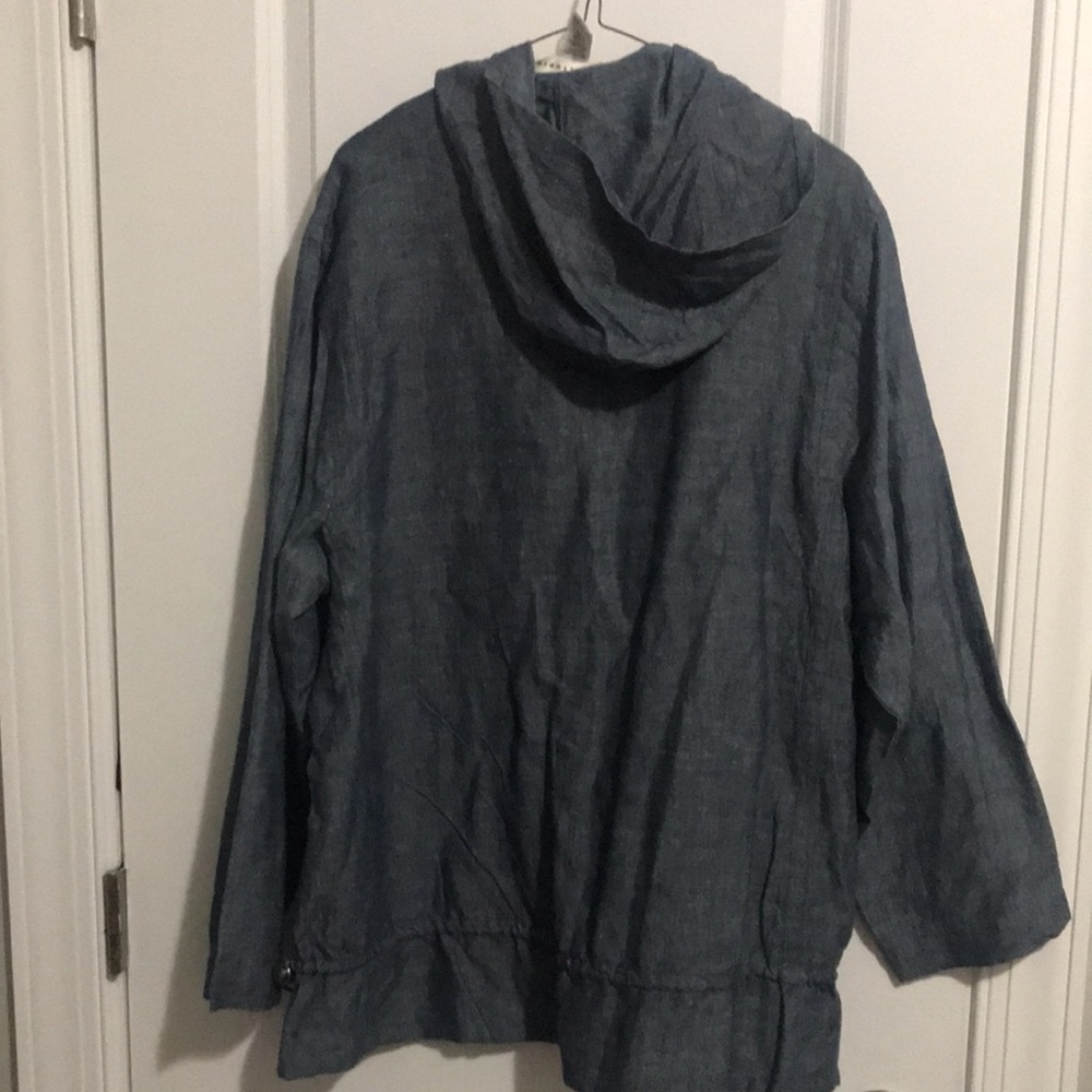 Max Studio linen cotton jacket size L - Picture 4 of 5